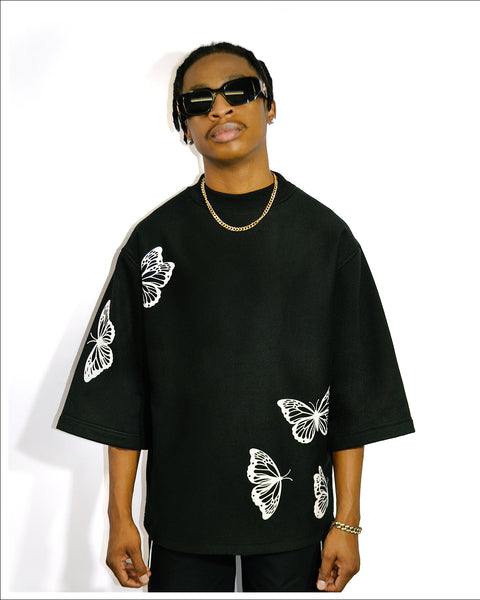 Black Butterfly Tee – Wepner X Quinxxy